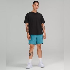 Lulu lemon relaxed fit shirt men’s black large, never worn